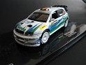 1:43 - IXO - Skoda - Fabia WRC - 2006 - White W/Blue & Green Stripes - Competition - 1